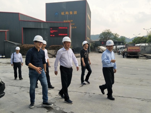 【管理纵横】抢抓机遇 放眼未来 ——冰球突破网站集团董事长来连毛赴杭构•砼二分公司视察指导工作